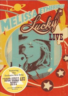 Melissa Etheridge Lucky Live New SEALED DVD 602498635629