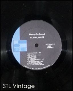 Orig Press Elvin Jones Merry Go Round LP Record Jazz Blue Note