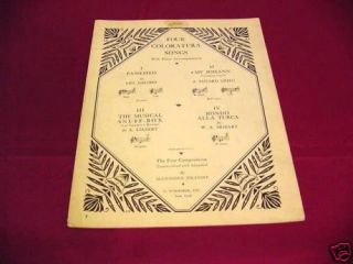1931 My Johann Norwegian Dance Edvard Grieg Sheet Music
