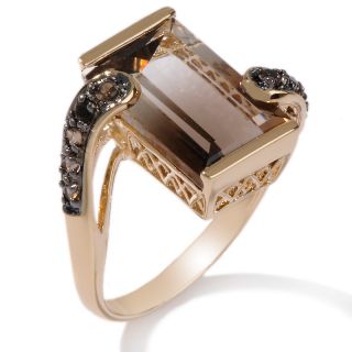 Jewelry Rings Gemstone Victoria Wieck 5.16ct Bicolor Smoky Quartz