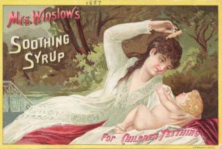  Opium Based Dental Teething Cure Bottle Link to Edward Elgar