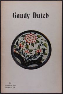 Antique Gaudy Dutch Chinaware Pattern Guide Color Plates
