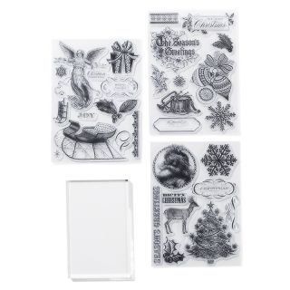  christmas clear stamp kit note customer pick rating 8 $ 29 95 s h
