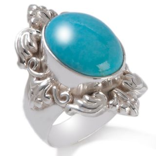  gems turquoise sterling silver scroll ring rating 26 $ 32 97 s h $ 5
