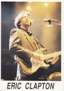 Eric Clapton 1994 Music Postcard
