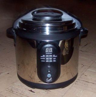 Emeril by T Fal 1000 Watt 6 qt Electric Pressure Cooker New Display