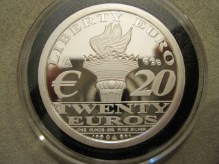 058 NORFED Silver Liberty Euro Numbered Liberty Dollar New