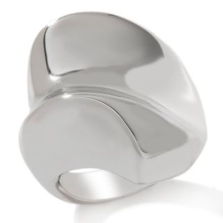 151 796 stately steel abstract concave band ring note customer pick