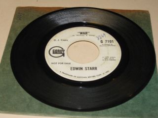 Motown Soul 45rpm Record Edwin Starr Gordy 7101 Promo