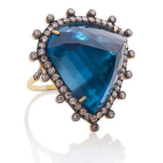 Treasures of India Treasures of India Handcrafted 38.03ct London Blue