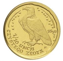 Poland 50 ZL White Erne Eagle 1995 Gold
