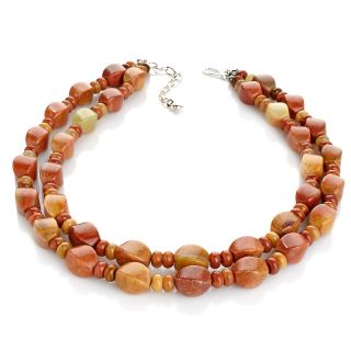  jay king 2 strand red flower stone beaded necklace rating 2 $ 44 95 s