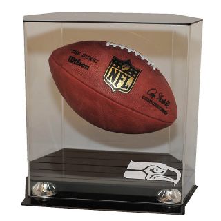 Football Fan NFL Floating Football Display Case   Seahawks