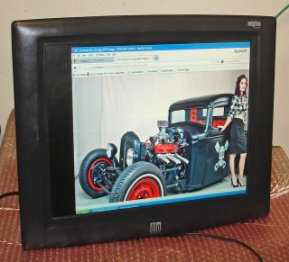 ELO TouchSystems ET1725L 8CWF 1 G 17 Touch Screen LCD Monitor w Stand