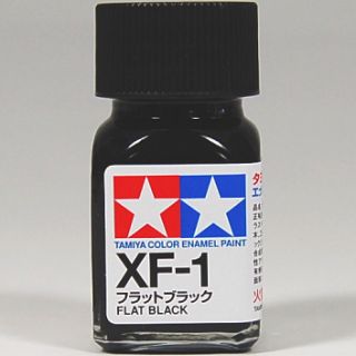 Tamiya Color Enamel XF 1 Flat Black Model Kit Paint 10ml New