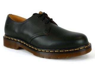  1461 Black Smooth 3 Eye Leather Formal Shoes Size 5 15 UK