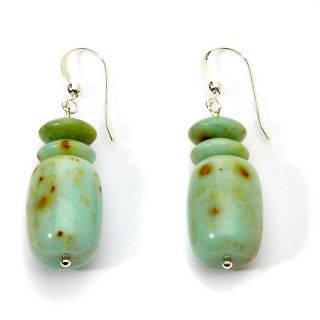 Jay King Beaded ite Sterling Silver Drop Earrings