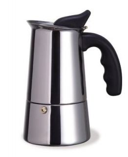 Laroma 18 10 Stainless Steel 6 Cup Stovetop Espresso Coffee Maker