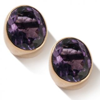  oval gemstone bronze stud earrings rating 51 $ 14 90 s h $ 3 95 