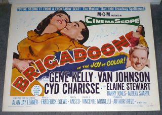  Gene Kelly Cyd Charisse Elaine Stewart Orig Rolled Movie Poster
