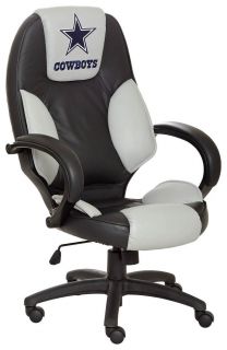  Cowboys NFL Commissioner High Back Leather Executive Office Chair