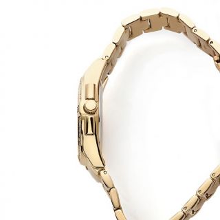 Caravelle Bulova Ladies Goldtone Sport Bezel Bracelet Watch