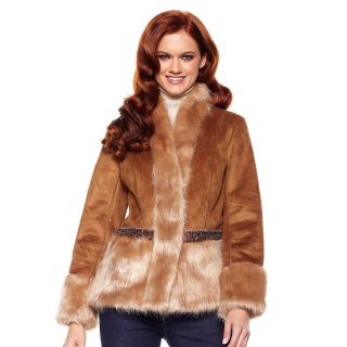  faux suede coat with trim note customer pick rating 9 $ 59 95 or