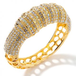 Justine Simmons Jewelry Pavé Crystal Bangle Bracelet