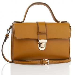 Barr and Barr Leather Front Flip Press Crossbody Bag