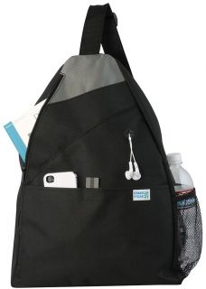 Ensign Peak Black Large Sling Backpack