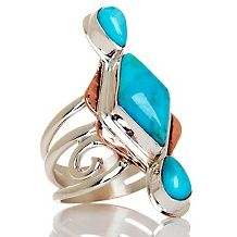  179 90 jay king anhui turquoise triangular copper ring $ 49 90 $ 69 90