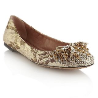 Vince Camuto Friso Leather Embellished Stud and Stone Flat