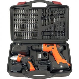 & Hardware Power Tools 74 piece Combo Cordless Drill and Driver Set