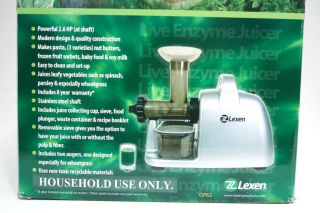Lexen Healthy Juicer Electric Extractor Wheatgrass Fruit Vegetable