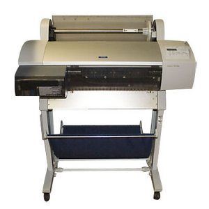 Epson Stylus Pro 7600 Large Format Inkjet Printer w Extra Ink Canvas