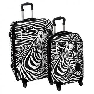 Home Luggage Wheeled Luggage it Luggage USA Zebra Head Print 2