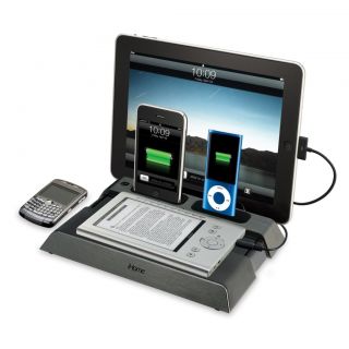  Charging Station for iPad, iPod, iPhone, BlackBerrys and eReaders