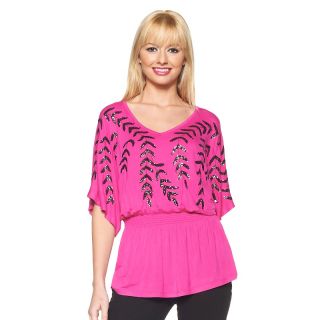Twiggy London twiggy LONDON Embellished Knit Top with Sequins