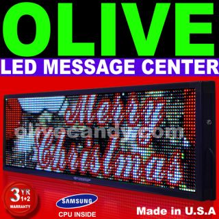 LED Sign Program Full CLR Digital Scroll Board 40x127