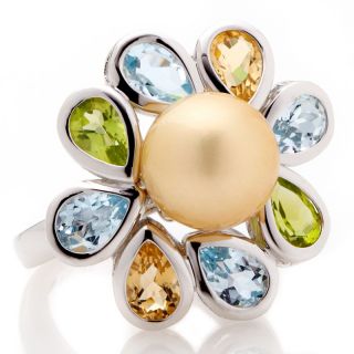Imperial Pearls 9 10mm Cultured Golden South Sea Pearl and