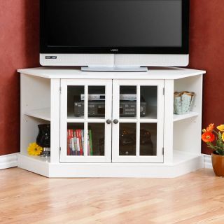  Corner Media TV Stand Entertainment Console Holly Martin Chic