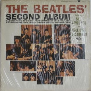 Beatles Second Album 1964 Vinyl LP Original Mono Rainbow LBL Capitol