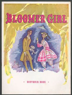 Nanette Fabray Bloomer Girl souvenir program 1947