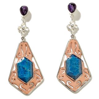 Mine Finds by Jay King Amethyst and Apatite Sterling Silver and Copper