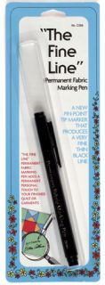 Fine Line Permanent Fabric Marking Pen by Collins w 358