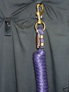 Weaver Lead Rope Miniature Mini Horse Purple Tack