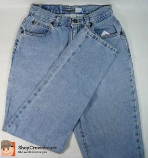 Vtg Liz Claiborne Classic Fit Light Wash Tapered Leg Jeans Sz 4R