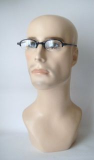 Max Small Lenses Eyeglass Frames Spectacles Vintage Black Mens Women