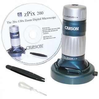 110 1067 carson optical zpix 200 the 26x 130 x zoom digital microscope