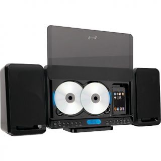 106 0778 ilive ilive 2 cd home music system with ipod compatible dock